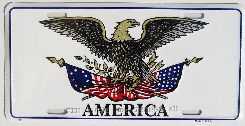 Patriotic License Plates For Cars